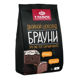 Пирожное Брауни двойной шоколад  0,180кг. У Палыча