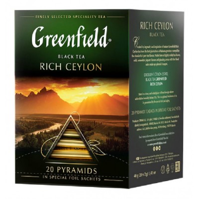 Чай Гринфилд черн.  Рич Цейлон 2*20п