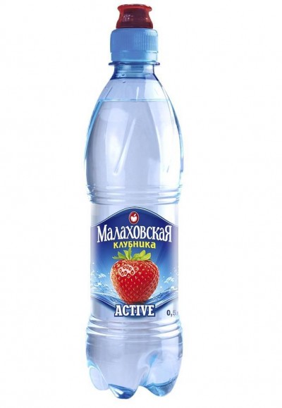 Вода Малаховская Актив Клубника б/г 0,5 л