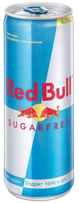 Энергетик б/а Ред Булл б/сахара 0,25л