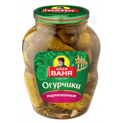 Огурцы маринованные Дядя Ваня с/б 1800г