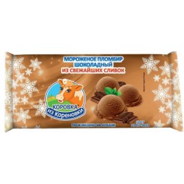 Мороженое Полено шоколад 400гр.Кореновка