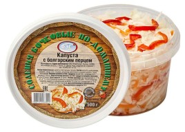 Капуста с болгарским перцем 500г.