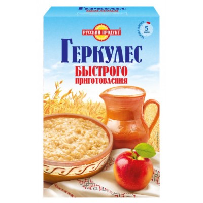 Русский продукт Геркулес быстрого  приготовления 420 г.