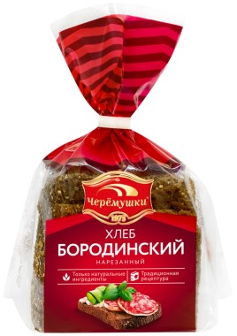 Хлеб Бородинский нарезанный полов. 390гр Черемушки