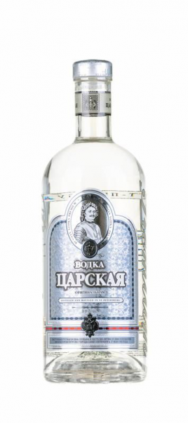 Водка Царская оригинальная ладога 40% 1л.