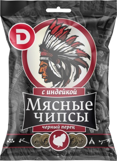 АКЦИЯ!!! Чипсы из мяса птицы с индейкой 25гр Дымов