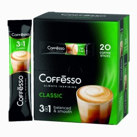 Кофе Coffesso Classic 3 в 1 в порц. пакетах 15гр.
