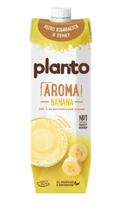 Напиток Планто  Almond соево-банановый обог. кальцием 1л т/пак