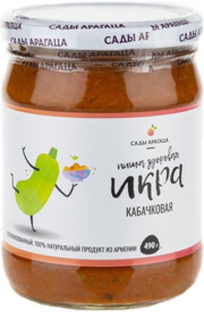 Икра кабачковая ст/б 500гр Сады Арагаца