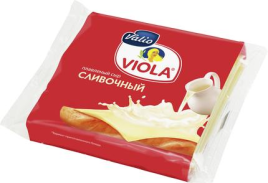 БЗМЖ Сыр Виола Сливочный нарезка 140г
