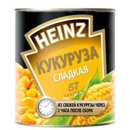 "HEINZ" Кукуруза сладкая консерв. ж/б 340гр.