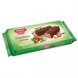 Вафли глазированные с орех.Яшкино 200гр.