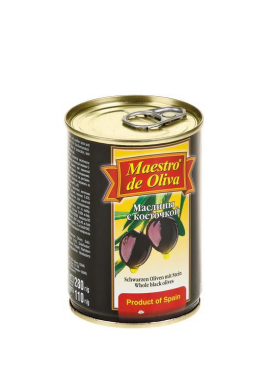 Маслины Maestro De Oliva  с/к 280гр.ж/б