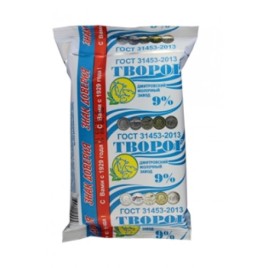 БЗМЖ Творог 9% 180г ДМЗ Флоу-пак